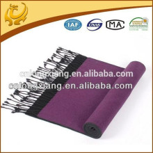 2015 Custom Design Hot Sale Winter Warm 100% Pure Plain Viscose Scarves With Long Tassel